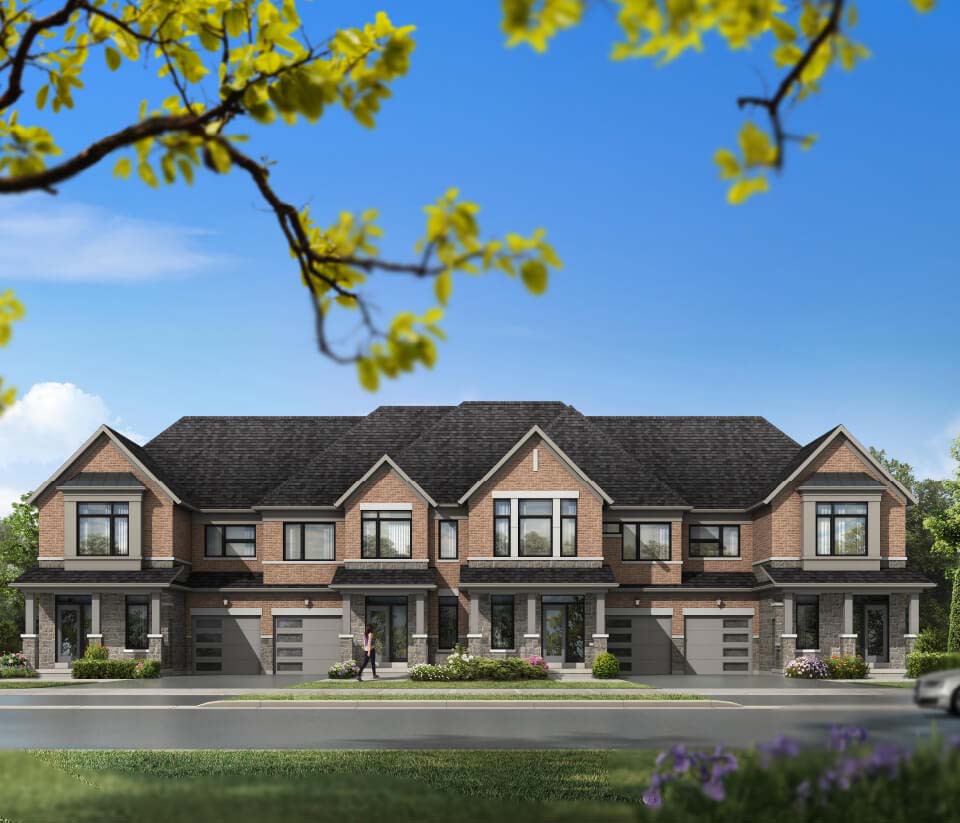 Northgate Trails Ajax – Freehold Townhome exterior elevation